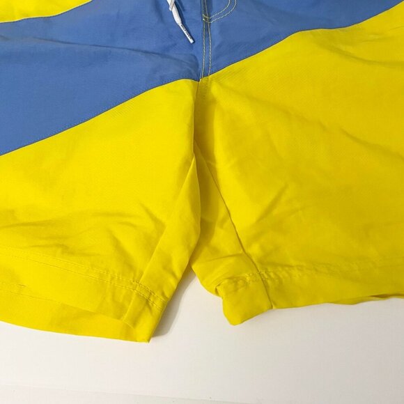 Tommy Hilfiger Yellow Swim Trunks Mens Size Medium - Picture 3 of 15